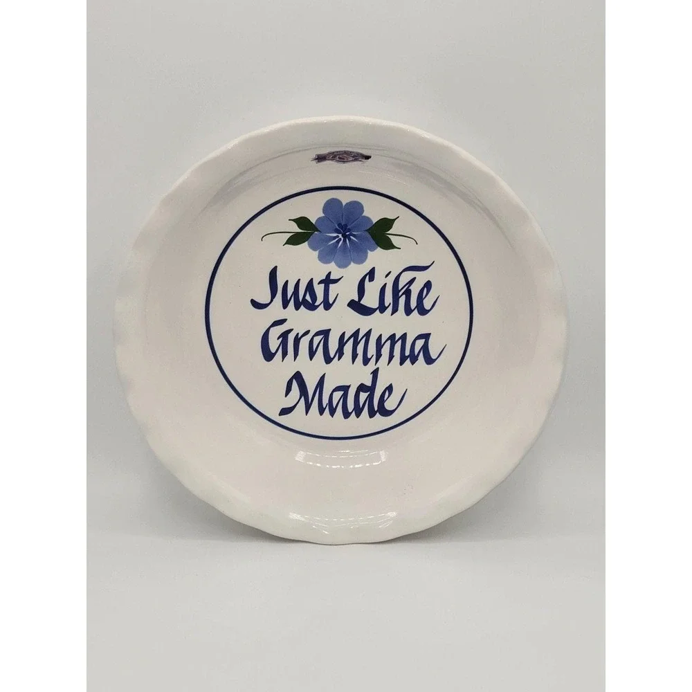 Clay Design Pottery Ceramic Just Like Gramma Made Serving Bowl Made In USA 1994